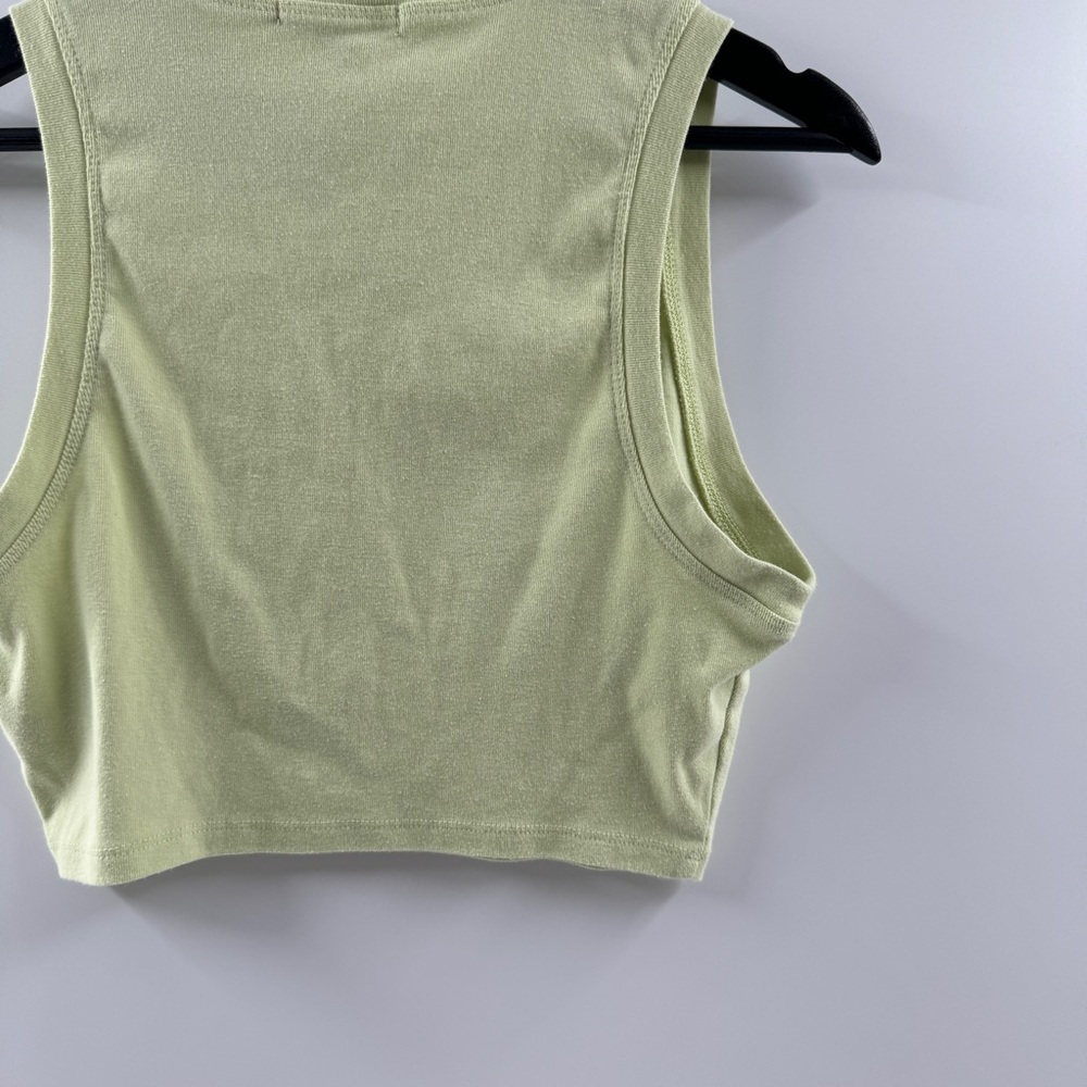 Forever 21 Neon Green Cropped Tank Top – Women’s Medium - Picture 7 of 7